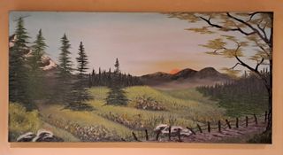 Cuadro Paisaje Atardecer