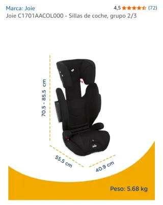 Silla de coche Joie de 2 a 12 años