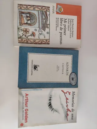 Memorias de una geisha/Azorín/Libro poemas