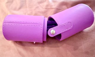 Brochas maquillaje SET 10 uds. ESTUCHE PIEL NUEVO!