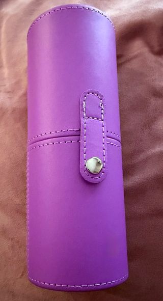 Brochas maquillaje SET 10 uds. ESTUCHE PIEL NUEVO!