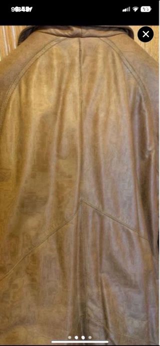 Abrigo de piel largo talla 42