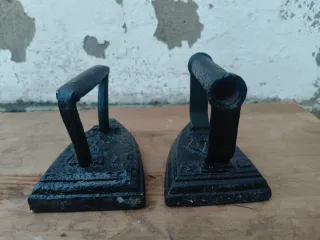 Planchas antiguas de hierro fundido