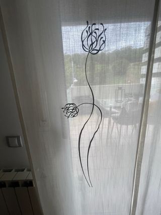 4 Paneles Japoneses Beige/Blanco