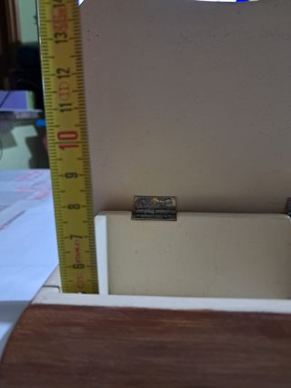 Cofanetto in legno con découpage floreale