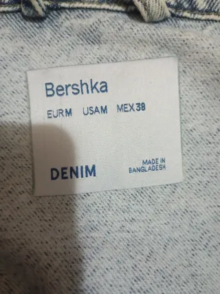 Chaqueta vaquera Bershka azul Talla M