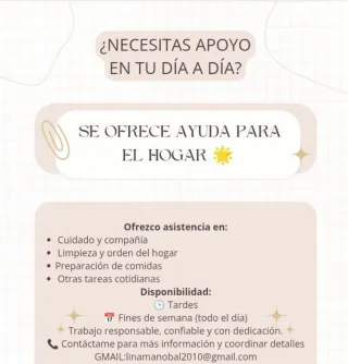 Oferta de trabajo