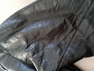 Cazadora Piel Vintage Negra