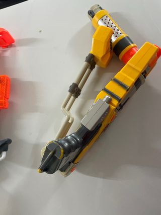 Pistola Nerf y escopeta con Cargador automático