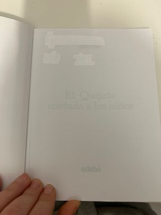 El Quijote contado a los niños (versión escolar...