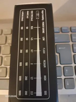 Luce anteriore per bicicletta XOSS XL-1200 1200 lumen