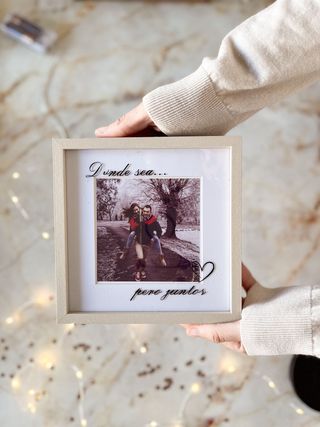 Marco de fotos personalizado con frases