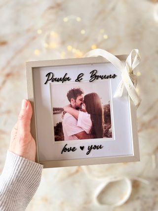 Marco de fotos personalizado con frases