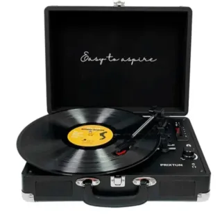 Tocadiscos Portátil Prixton Negro VC400