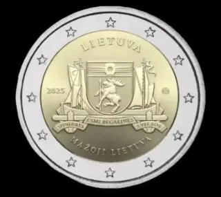 Moneda 2 Euros Lituania 2025