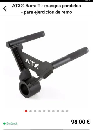 ATX Barra T Mangos Paralelos Remo