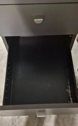 Cassettiera metallica 3 cassetti con chiave