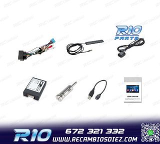 RADIO GPS ANDROID 12 PARA FORD FOCUS C-MAX FIESTA GALAXY KUG