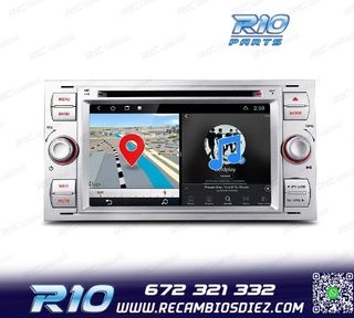 RADIO GPS ANDROID 12 PARA FORD FOCUS C-MAX FIESTA GALAXY KUG