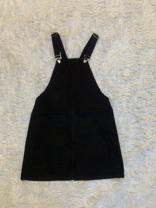 Salopette nera Stradivarius