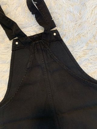 Salopette nera Stradivarius