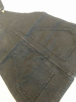 Salopette nera Stradivarius