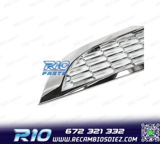 PARRILLA MINI COOPER R50 R53 01-06 S TYPE CROMADA