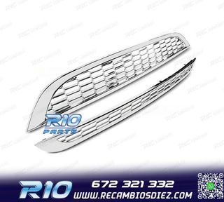PARRILLA MINI COOPER R50 R53 01-06 S TYPE CROMADA