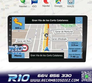 RADIO 9" GPS ANDROID 13 QUAD CORE 64GB ROM