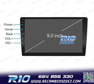RADIO 9" GPS ANDROID 13 QUAD CORE 64GB ROM