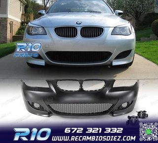 KIT CARROCERIA BMW E60 03-07 LOOK M5 SRA DOBLE SALIDA + ANTI