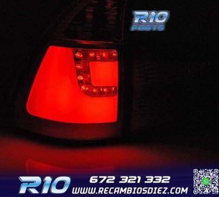 PILOTOS BMW X5 E53 99-03 ROJO AHUMADO LED