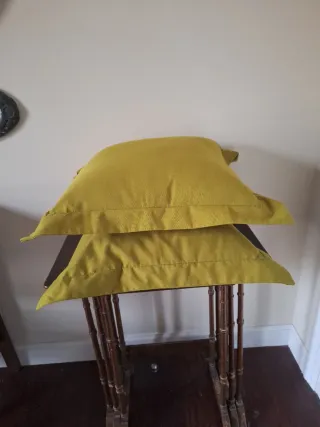 Cojín decorativo verde