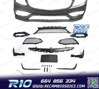 PARAGOLPES DELANTERO MERCEDES C W205 14-18 LOOK AMG C63 PLAT