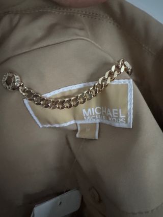 Gabardina Michael Kors Beige Talla M