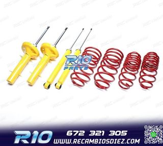 KIT SUSPENSIÓN DEPORTIVA PARA FIAT