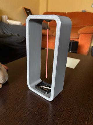 Quemador incienso vertical gris