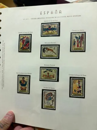 Precio a negociar Libro Sellos España 1973 Persona