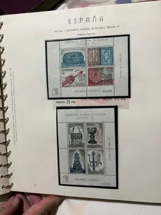 Precio a negociar Libro Sellos España 1973 Persona