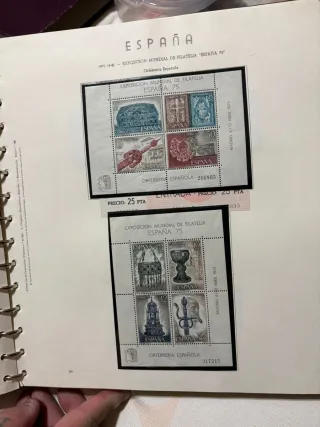 Precio a negociar Libro Sellos España 1973 Persona