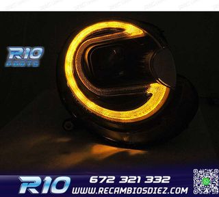 FAROS XENON MINI COOPER 06-14 LED NEGRO