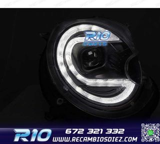 FAROS XENON MINI COOPER 06-14 LED NEGRO