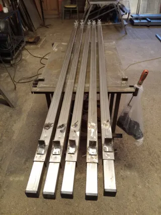 Reglas galvanizado extensibles para construcción