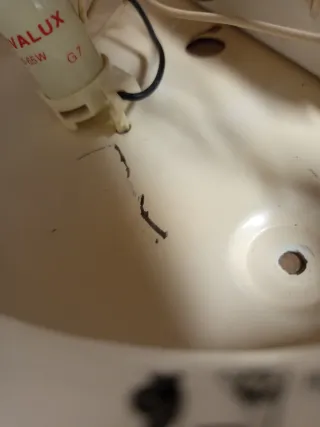 Lámpara de techo de cristal