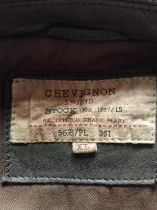 Chaqueta de Piel Chevignon Talla XL