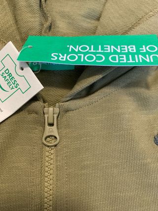 Felpa con cappuccio United Colors of Benetton