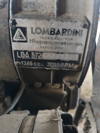 Motor Lombardini Riego