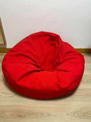 Puff asiento rojo