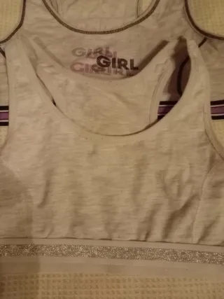 Lote 4 sujetadores niña talla 10