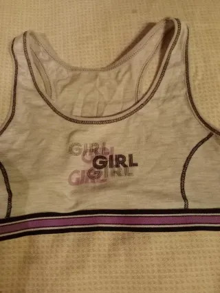 Lote 4 sujetadores niña talla 10